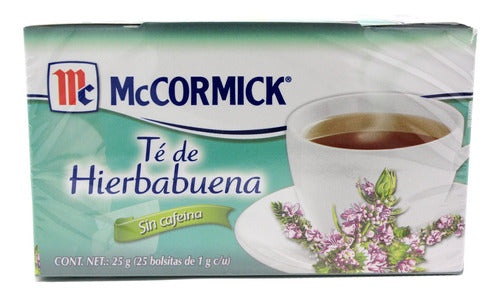 Té de Hierbabuena sin cafeína McCormick 25 sobres.