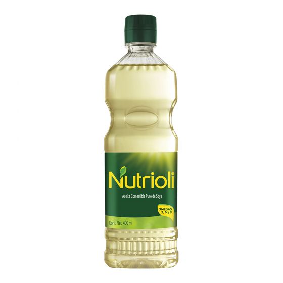 Aceite de soya Nutrioli Cont. 400ml.