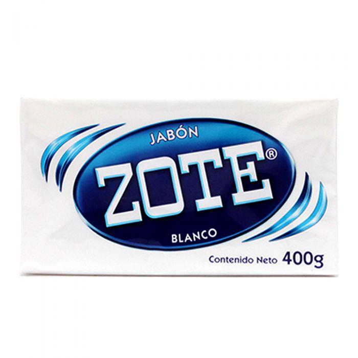 Jabon de lavanderia Zote blanco Cont. 400gr.