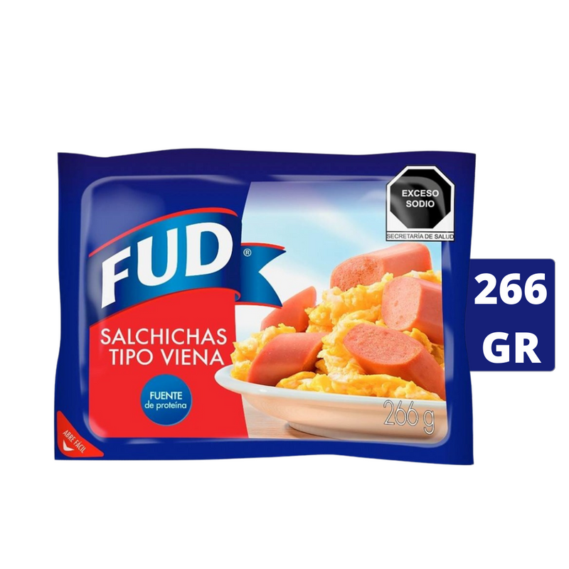 Salchichas FUD tipo viena 266 g