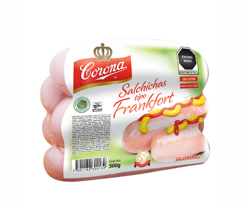 Salchicha Tipo Frankfort 500gr