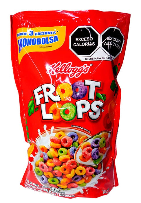 Cereal Froot Loops bolsa Kellogg's 90g.