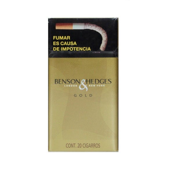 Cigarros Benson & Hedges gold c/20pz.