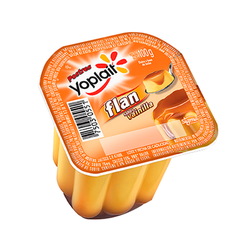 Flan Yoplait sabor vainilla 1pz de 100 g