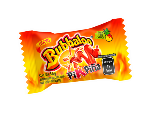 Chicle Bubbaloo Pikpiña Cont. 5,1g.