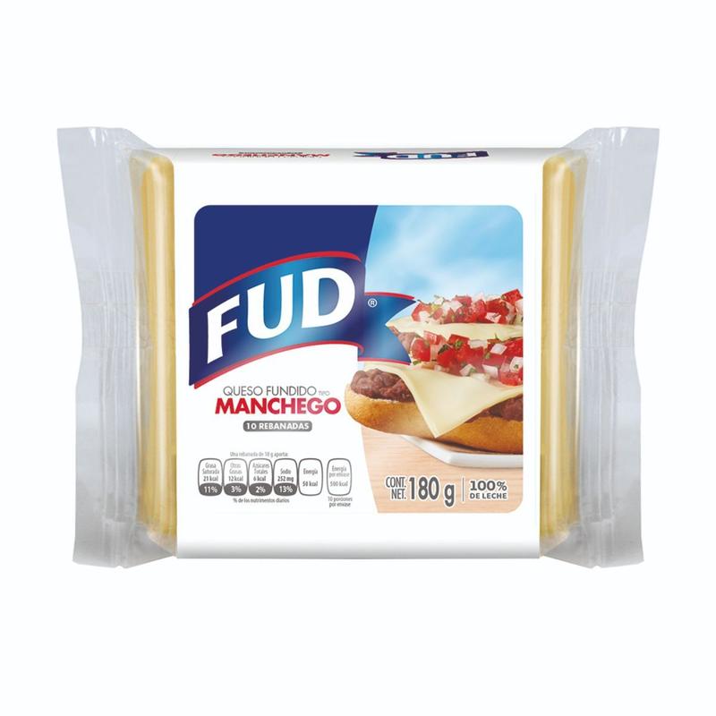 QUESO AMERICANO TIPO MANCHEGO FUD 180G