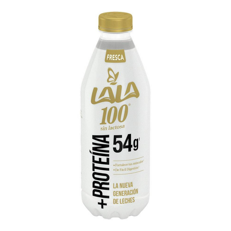 Leche fresca Lala 100 sin lactosa parcialmente descremada +proteína 1lt.