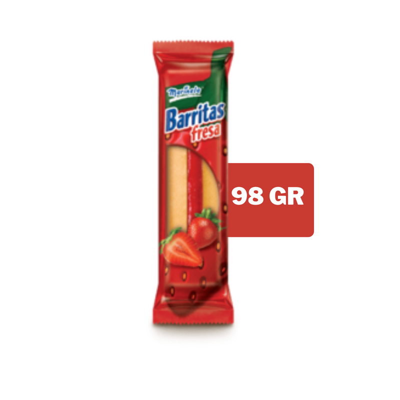 Barritas fresa Cont. 98g.