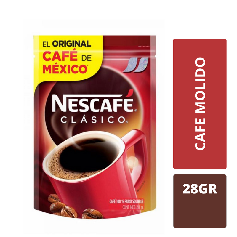Cafe soluble Nescafe clásico 28gr
