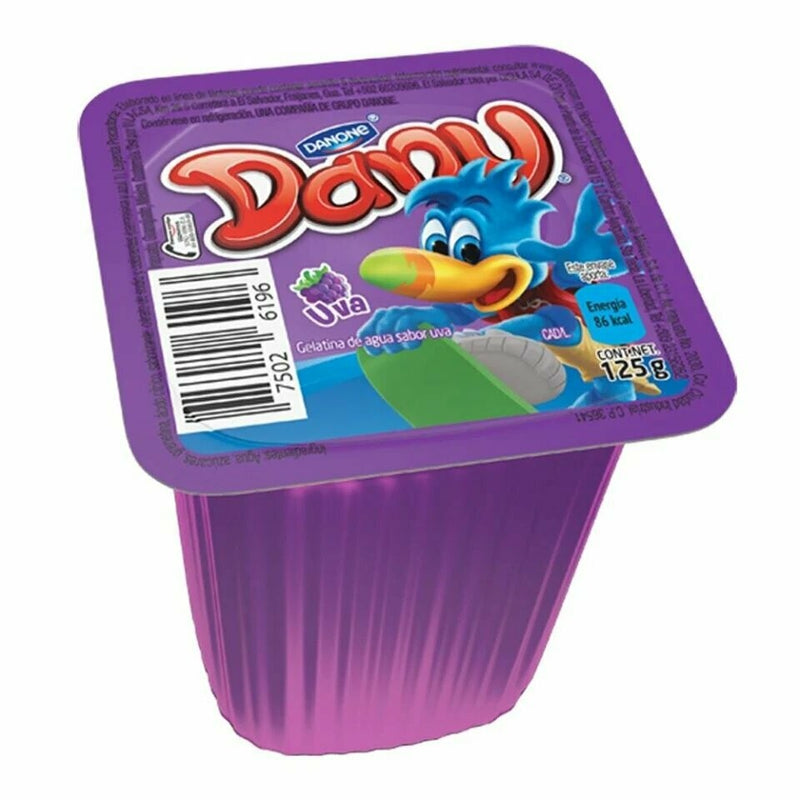 Gelatina sabor uva Dany 125g.