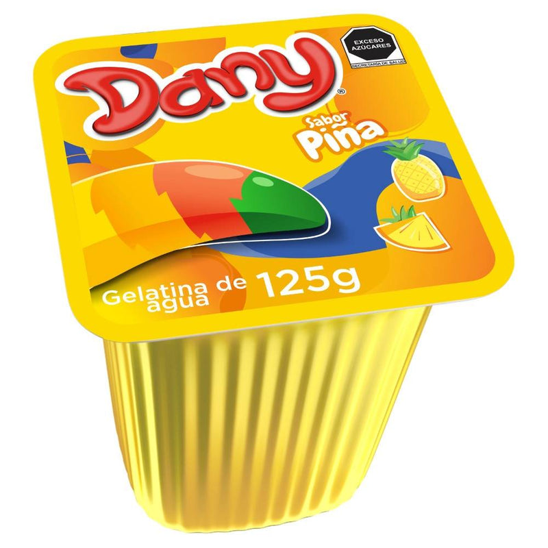 Gelatina sabor Piña Dany 125g.