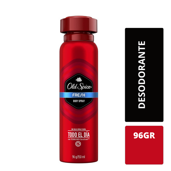 Desodorante en Aerosol Old Spice Fresh Cont. 96g.