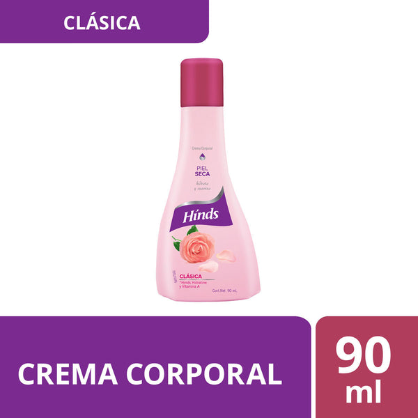 Crema Hinds Rosa clasica piel seca Cont. 90ml.