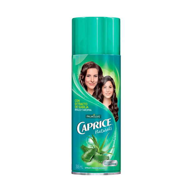 Spray para cabello Caprice Naturals Con Extracto De Savila Cont. 316ml.