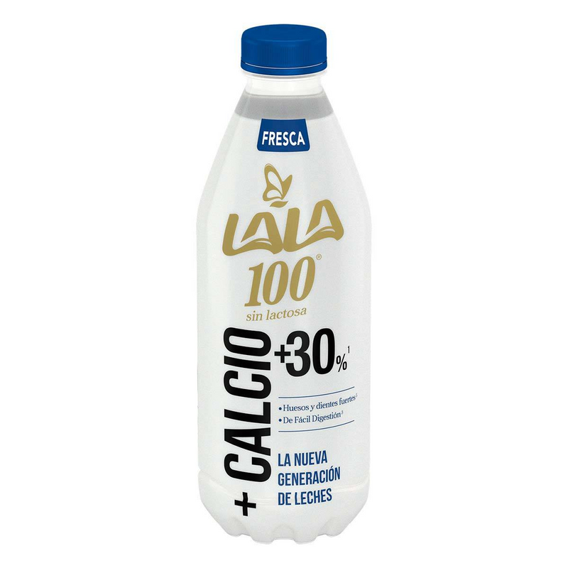 Leche fresca Lala 100 sin lactosa reducida en grasa con +calcio 1lt