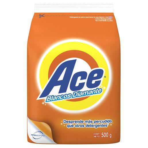 Detergente Ace en polvo Con500gr