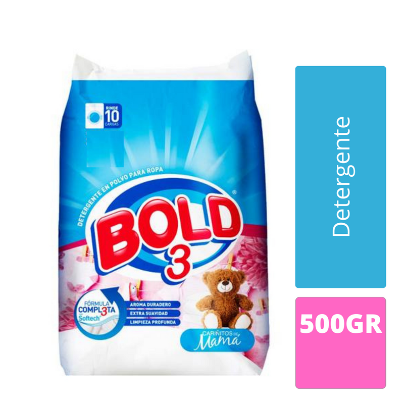 Detergente Bold 3 Cariñitos de Mama  500gr