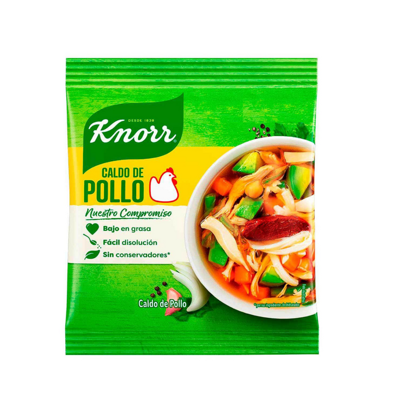 Caldo de pollo Knorr 88g.