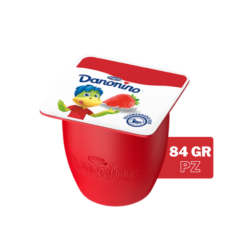 Danonino sabor fresa pieza 84g.