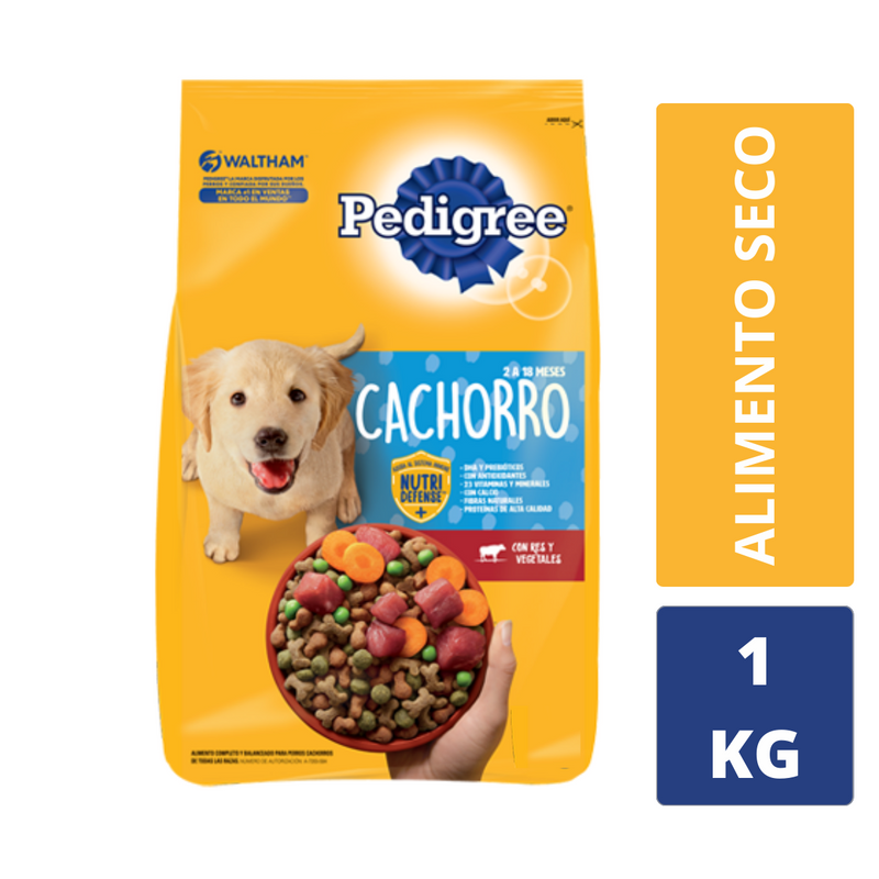 Alimento para perros pedigree cachorro granel kg