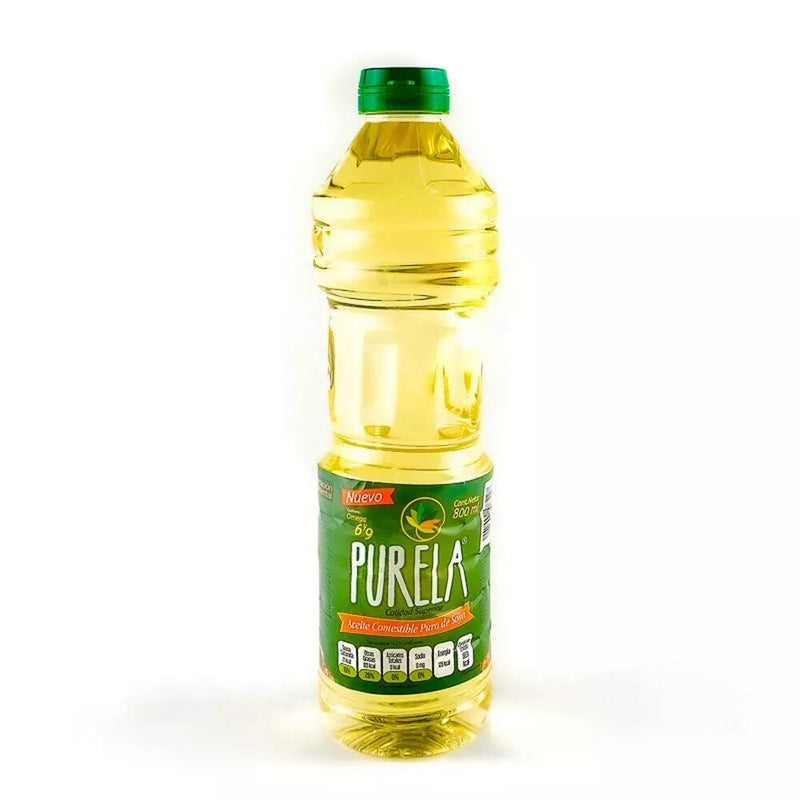 Aceite Puro de Soya Purela 800 ml