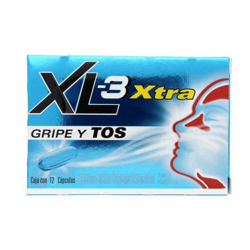 XL-3 XTRA ANTIGRIPAL 12 CAPSULAS