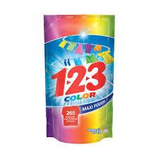 Detergente 123 color liquido 1lt