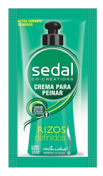 Crema para peinar Sedal rizos definidos EX 24 pz/10gr