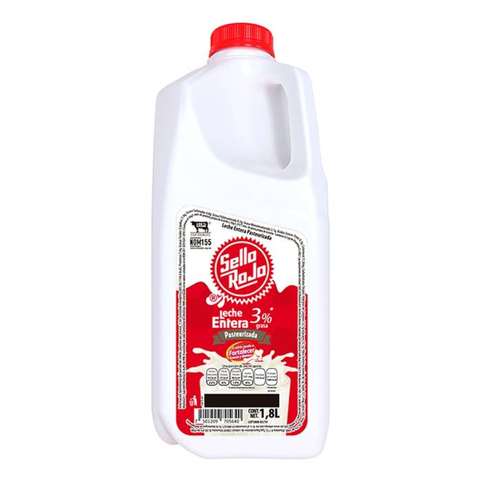 Leche Entera Sello Rojo 1.8lt.