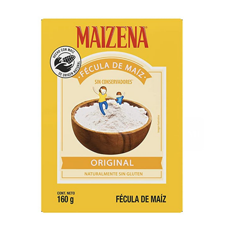 Fécula de maíz para preparar atole Maizena natural 160gr