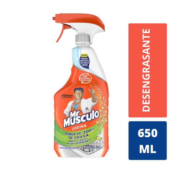 Limpiador Liquido Mr. Musculo Cocina Cont. 650ml.