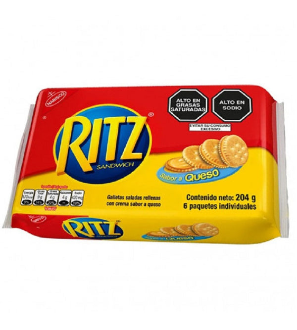 Galleta Ritz Sandwich Queso 204g