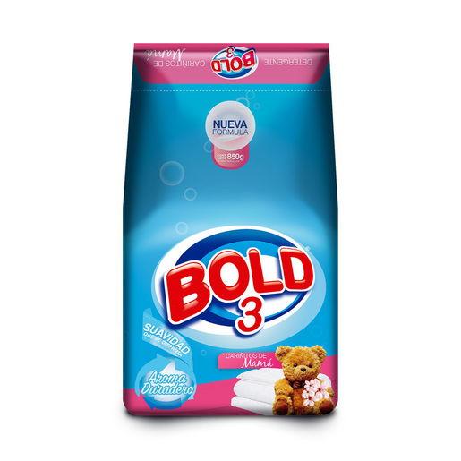 Detergente Bold 3 Solecito de primavera en polvo 500gr