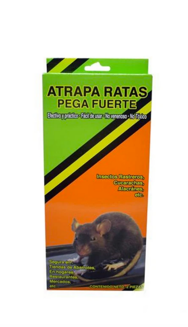 Trampa para Ratas  En charola pega fuerte Gde