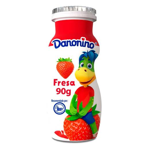 Danonino sabor fresa Bebible 90g.