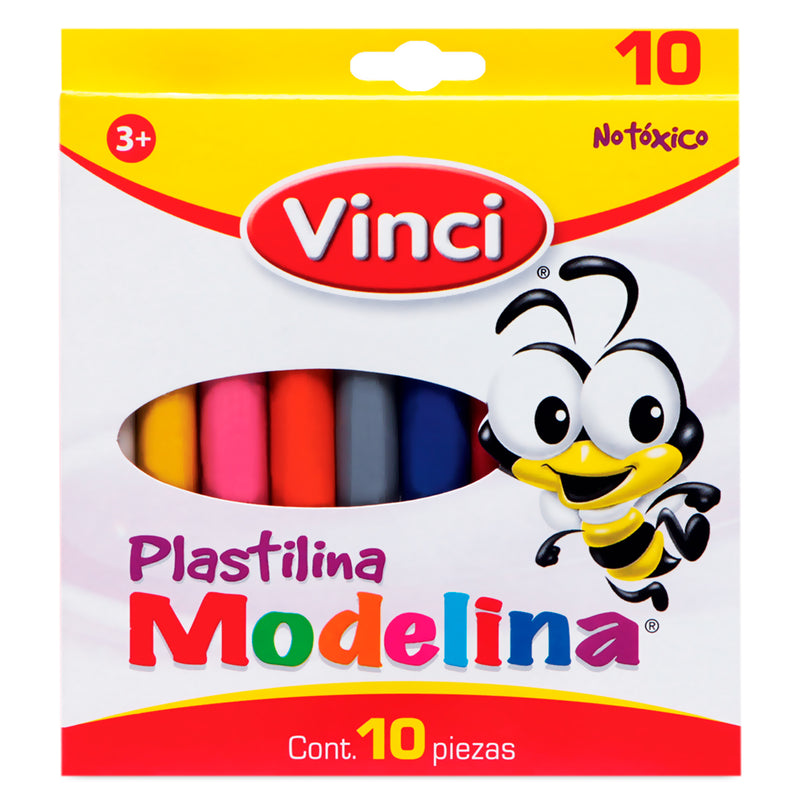 Plastilina Modelina Colores Vinci cont. 10pz.