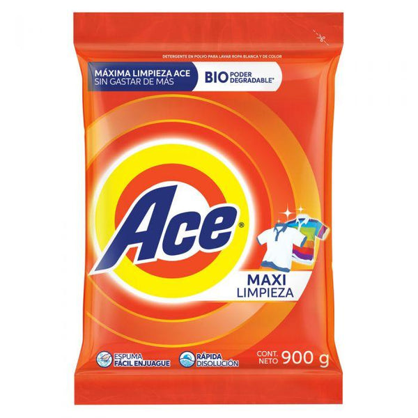 Detergente Ace en polvo 900gr