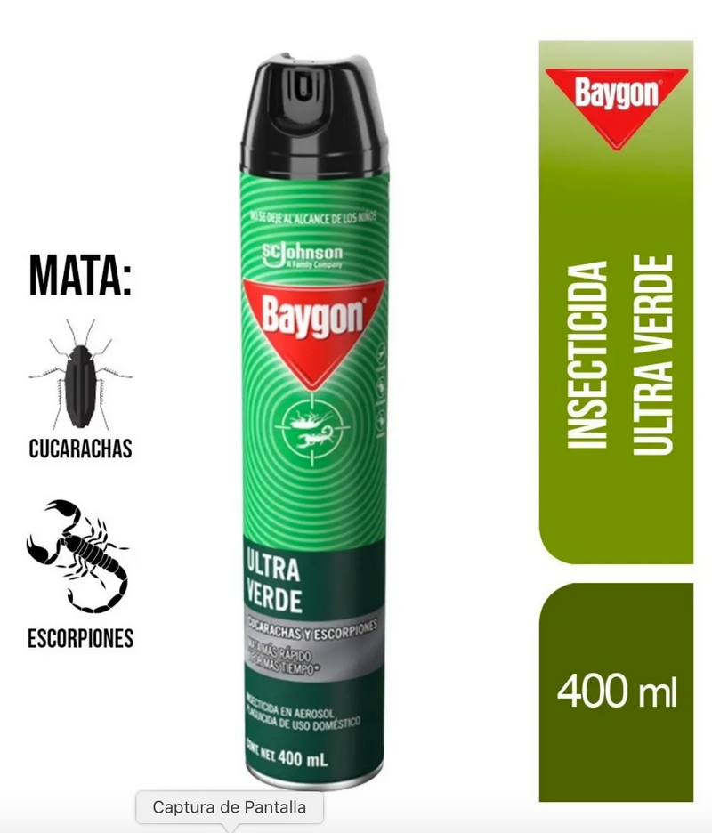 Insecticida Baygon Ultra Verde 400ml