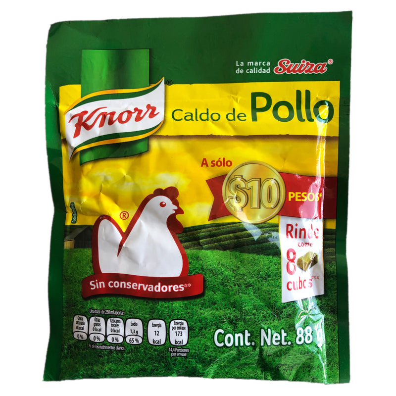 Caldo de pollo Knorr 88g.