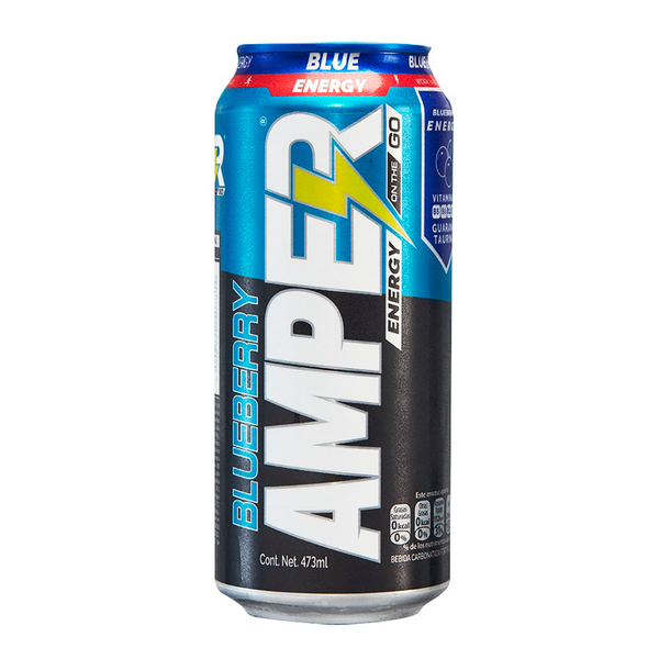 Bebida Energizante Amper Blueberry 473ml