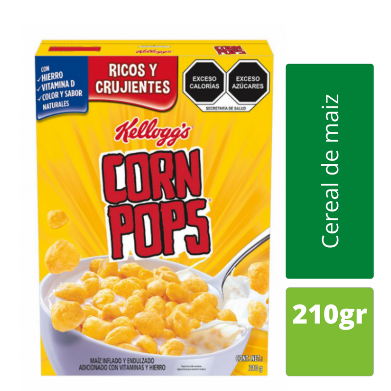Cereal Corn Pops Kellog's 210gr.