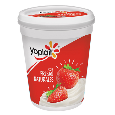 Yoghurt Fresas naturales Yoplait 442g.