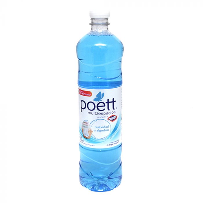 Limpiador Poett Suavidad Algodon Cont. 900 ml.