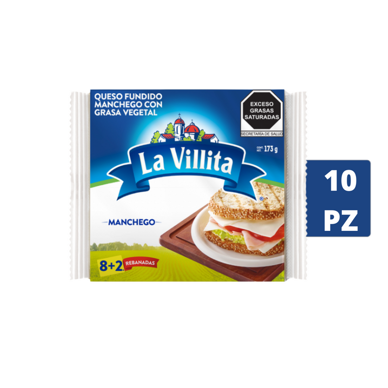 Queso americano tipo manchego la villita 173gr