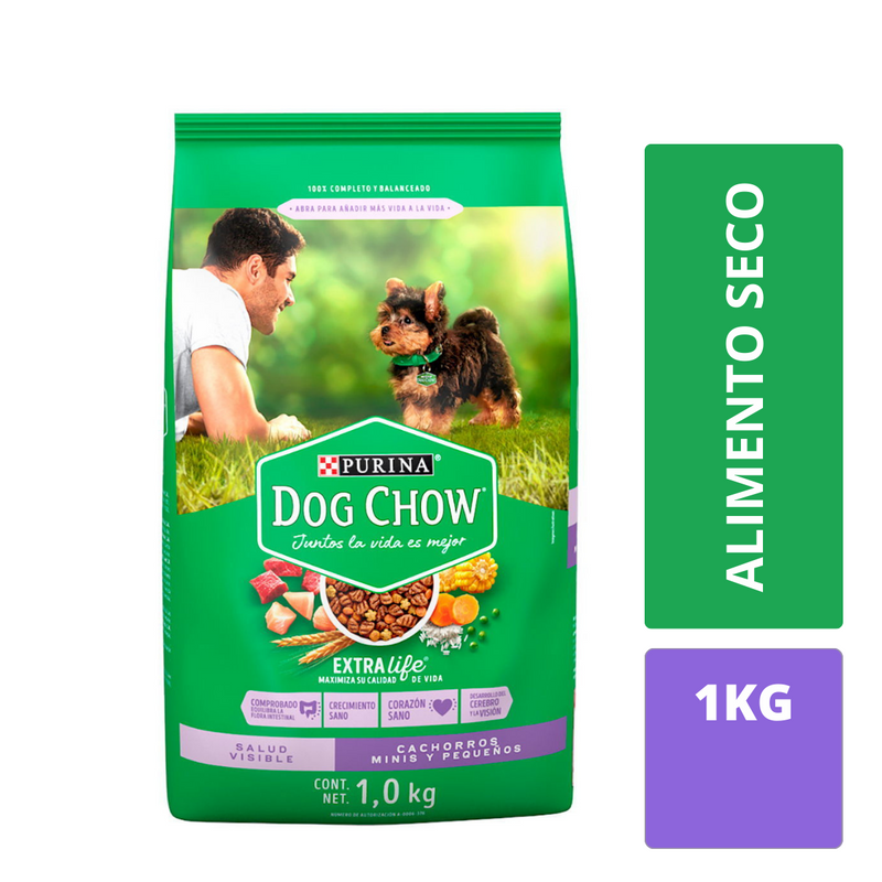 Alimento para perros Purina Dog Chow Cachorro Razas pequeñas 1kg (GRANEL)