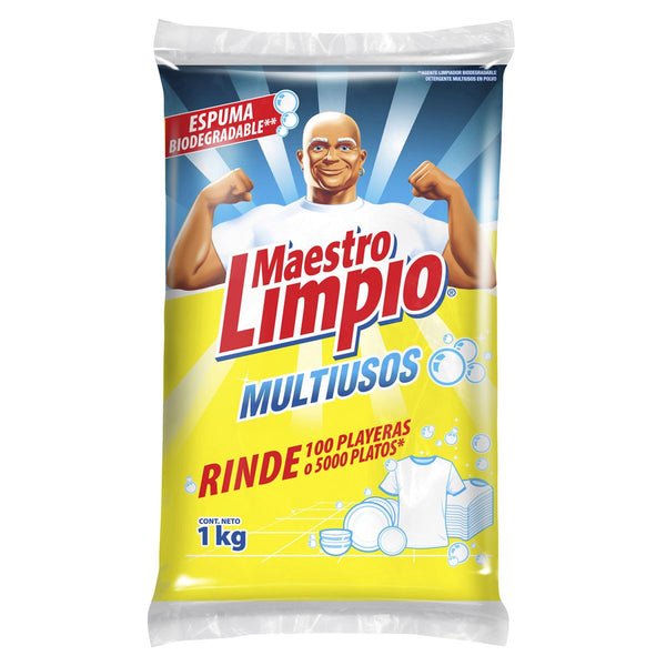 Detergente Maestro limpio en polvo 1kg