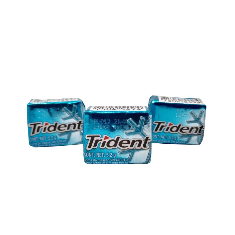 Chicle Trident menta fresca Cont. 5,2g.