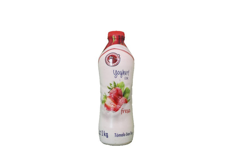 Yoghurt con fresa los 19 hermanos 1kg.