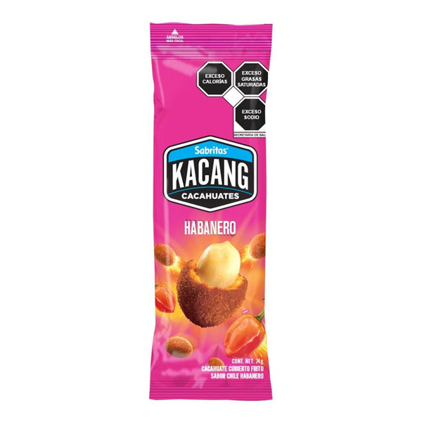 Cacahuates Kacang Habanero Cont. 72g.