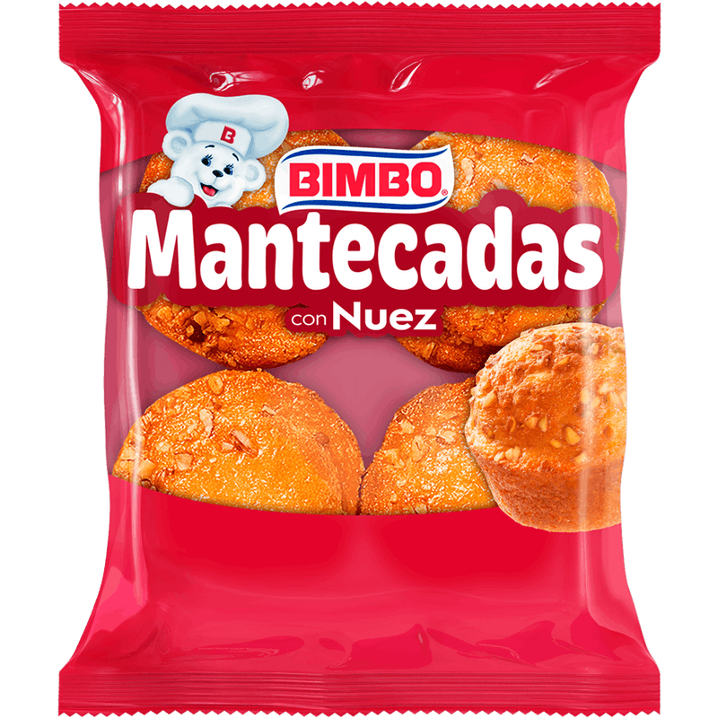 Mantecadas Bimbo Nuez 6pz 184gr